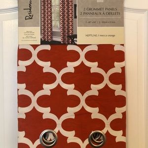 Set of 4 grommet window panels/drapes